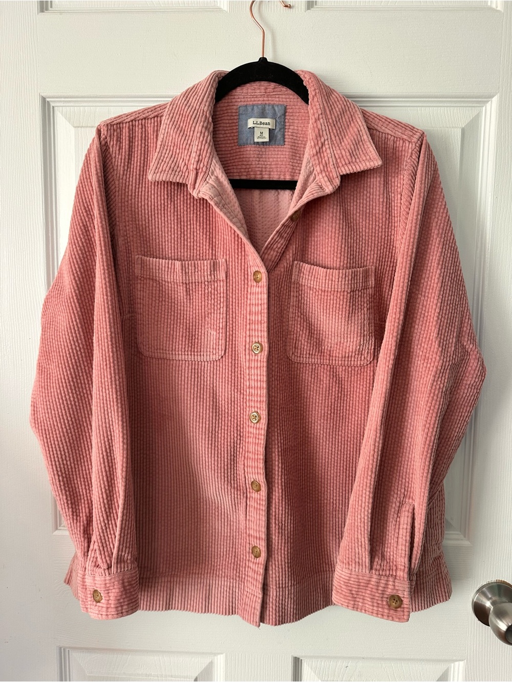 LLbean retro women’s button corduroy jacket sweater